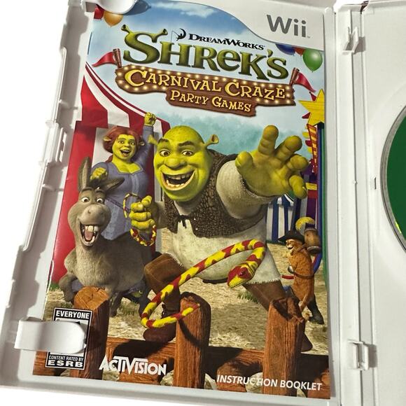 Shrek's Carnival Craze Party Games (Nintendo Wii, 2008) Untested - Picture 5 of 7